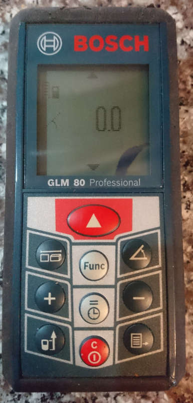 Bosch GLM80 Professional Laser/Level Measure (Please Read) - USB Charging