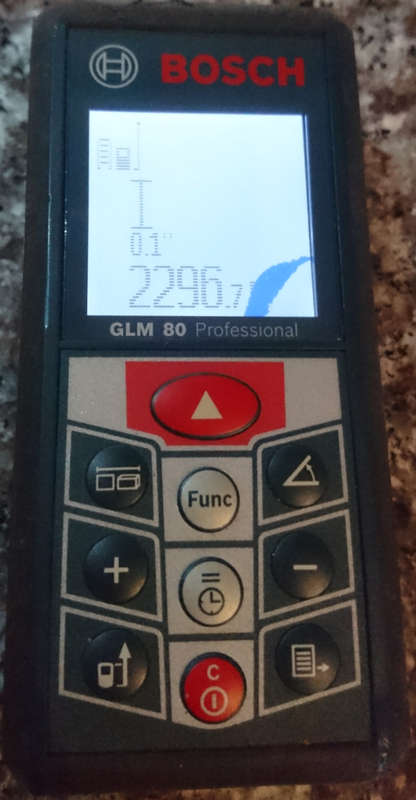 Bosch GLM80 Professional Laser/Level Measure (Please Read) - USB Charging