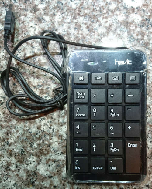 Havit USB Plug n Play Number Pad (Great for Mobile Finance/Accounts Users)