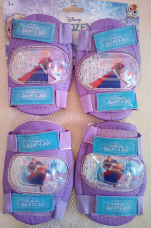 Disney's Frozen Knee & Elbow Guards (Durable For All Active Sports) - Medium (7-11 yrs)