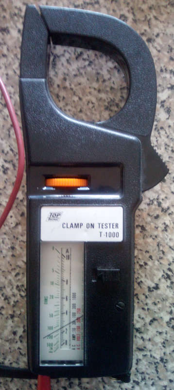 TopTronic T-1000 Analogue Clamp On Multimeter