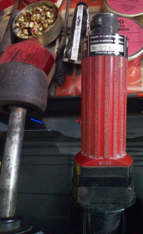Hilti DX 100L Piston Drive Powder Actuated Concrete Nail Gun