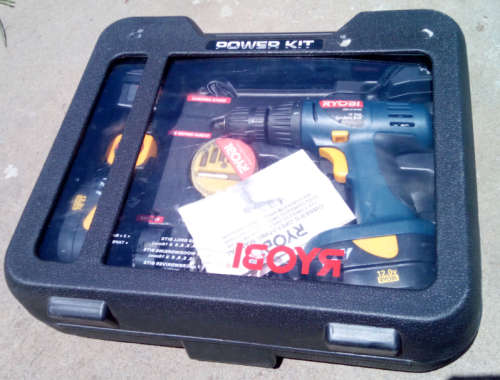 Ryobi 12V Cordless Driver Drill (CBD-12VRK) - Display Kit + Extra Battery