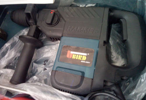 750W 30mm Electric Rotary Hammer Drill - 3 Modes - (Display - As New!! - With SDS Bits and KeyChuck)