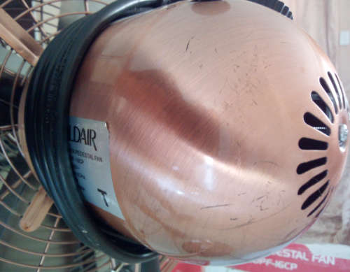 Goldair 40cm Copper Pedestal Fan (Cosmetics - Please Read - Gdpf-16c)