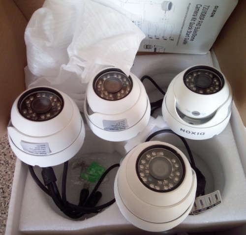 4 x Dixon FHD Dome Camera Kit (1080P - 3.6mm)