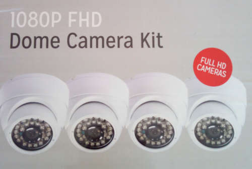 4 x Dixon FHD Dome Camera Kit (1080P - 3.6mm)