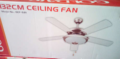 Please Read - Goldair 132cm/52` 5 Blade Ceiling Fan (GCF-521) - Display