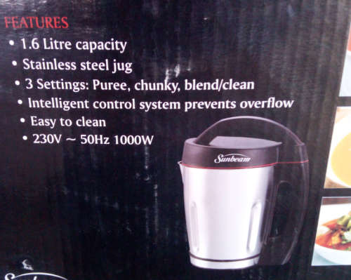 Sunbeam Soup Maker (Display - Minor Package Wear)