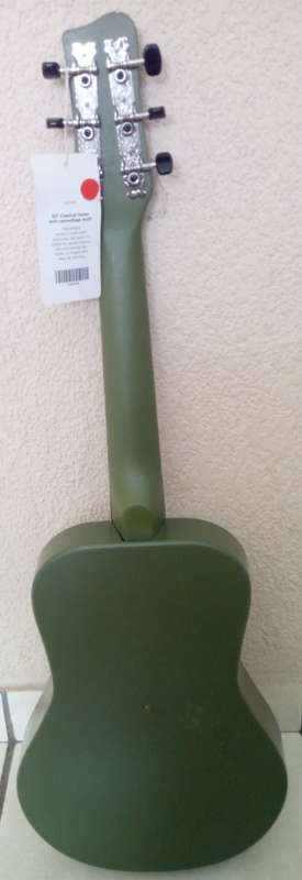 30inch Camo Motif Sanchez Guitar (Please Read)