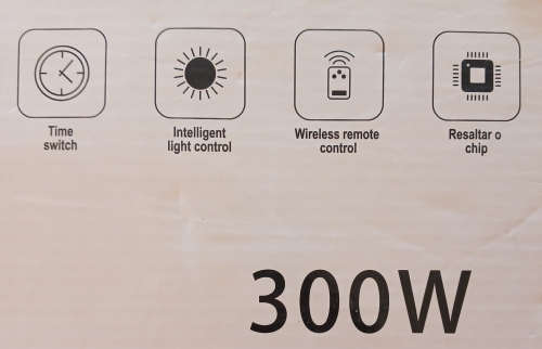 300W Large Solar Floodlight (up to 30 hours per charge) - No Panel