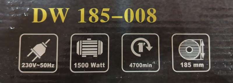 185mm 1700w DeKingWalt Circular Saw