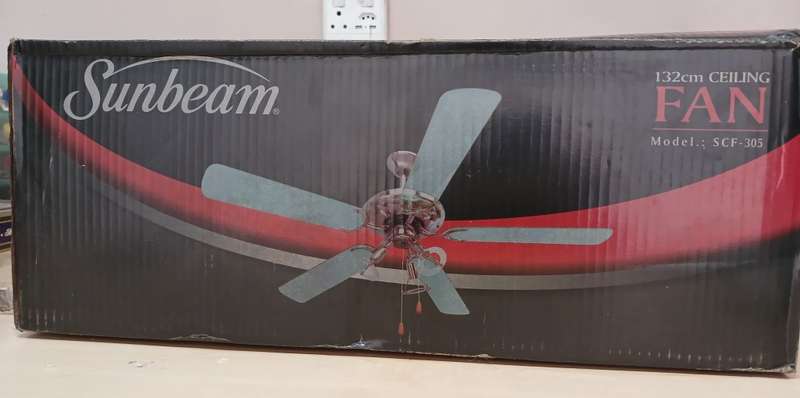 Sunbeam 132cm 5 Blade Ceiling Fan (SCF-305) Display Unit - As New