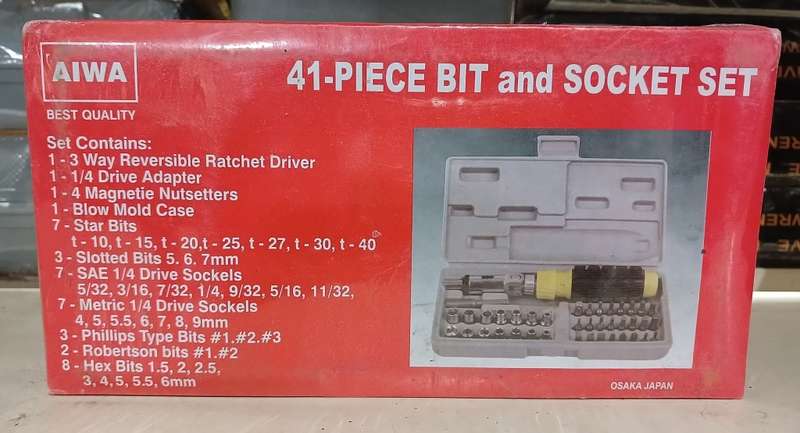 41 Piece Bit and Socket Set