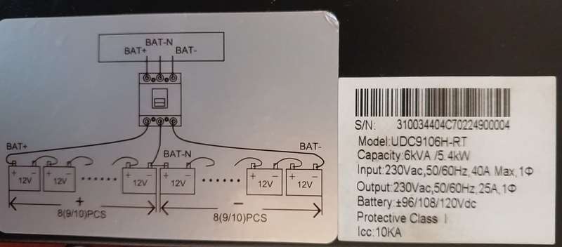 Jasco 6kva/5.4kw Online Double Conversion, Pure Sinewave UPS (Display - Cosmetics)