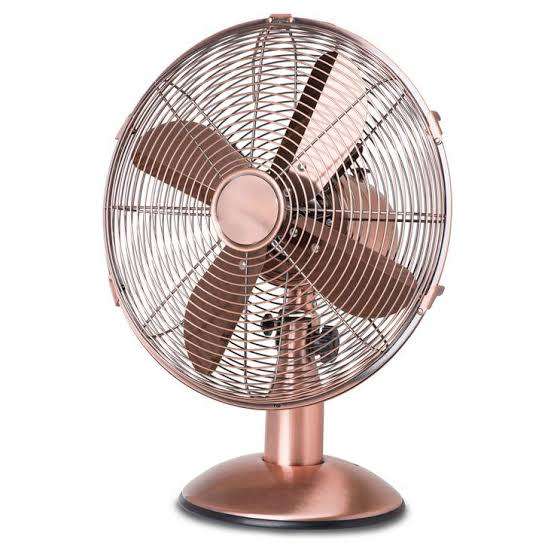 Goldair 30cm Bronze Metal Desk Fan (Display Unit - Cosmetics)