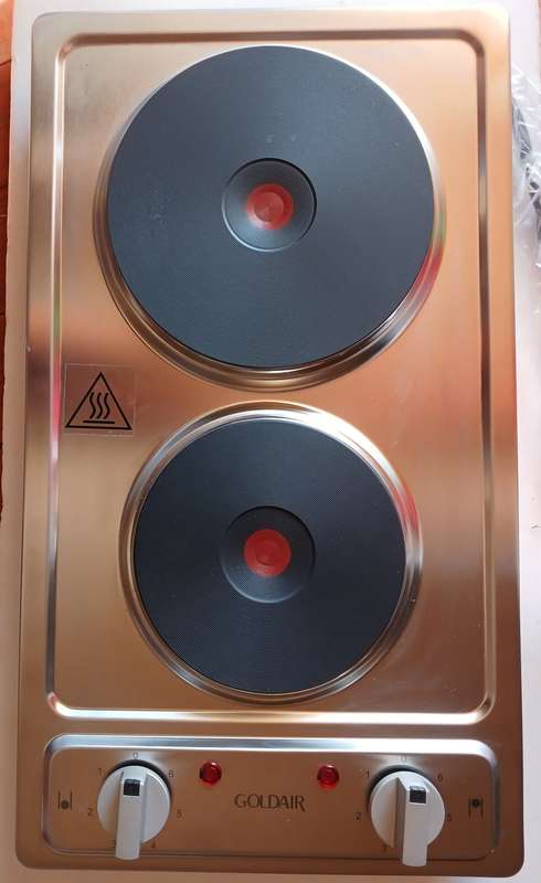 Goldair Stainless Steel 2 Plate Hob (Display Unit)