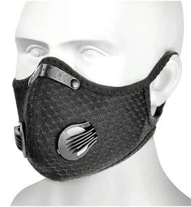 Anti Sun/UV Dust and Fogproof Protective Facemask (1 bid for 5 masks and 100 filters) Small to Mediu