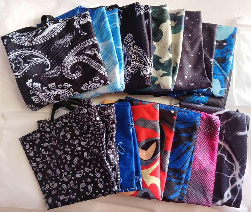 Multifunctional Medium to Large Stretch fit Protective Face Wear (12 Pieces)