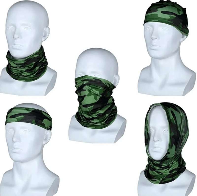 Multifunctional Medium to Large Stretch fit Protective Face Wear (12 Pieces)