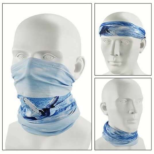 Multifunctional Medium to Large Stretch fit Protective Face Wear (12 Pieces)