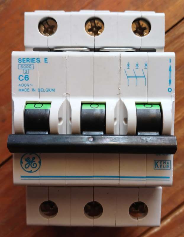 General Electric 400V 3 Pole Isolator/Breaker - Manufactured Belgium