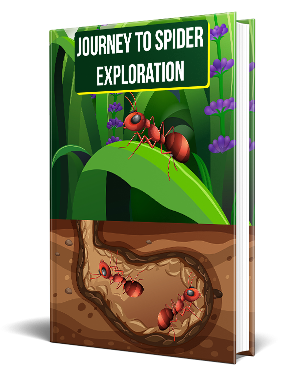 Journey To Spider Exploration - A 24 Page Picture Story eBook Learning About Spiders