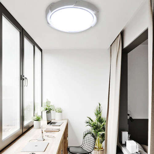 40W Solar Ceiling Lamp Home Chandelier Corridor Light with Remote Control