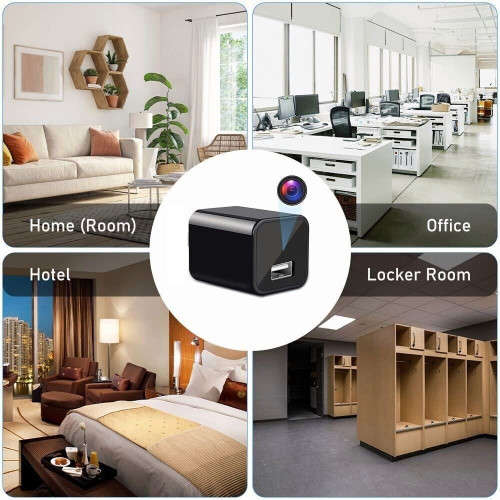 USB Charger Camera Wifi Spy Mini Security Camera Power Adapter