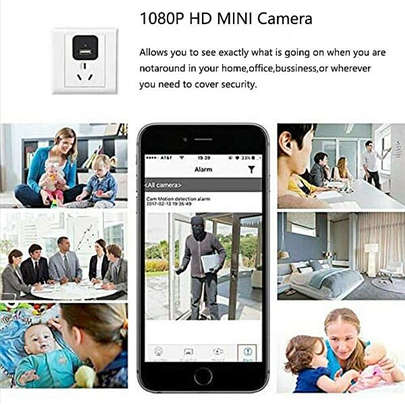 USB Charger Camera Wifi Spy Mini Security Camera Power Adapter
