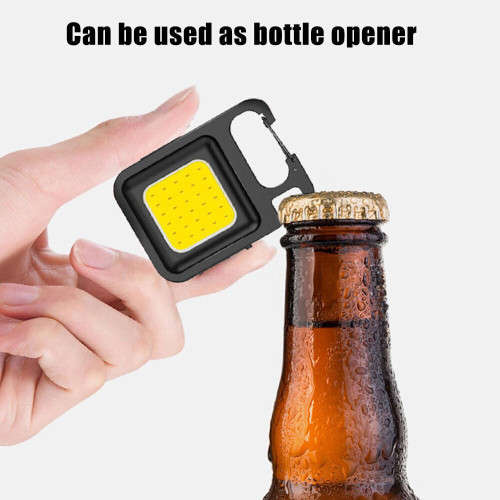 Keychain Small Pocket Light - Mini COB Flashlights Bright Rechargeable