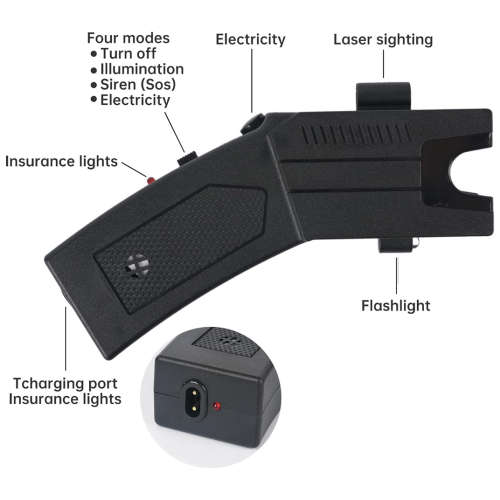 Heavy stun gun safe electric stun gun long distance self-defense tool