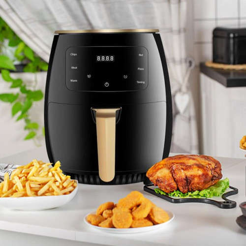 4.5 liter air fryer with digital display electric air fryer for baking, roasting and grilling