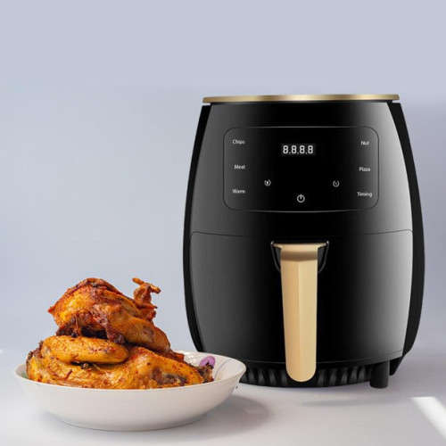4.5 liter air fryer with digital display electric air fryer for baking, roasting and grilling