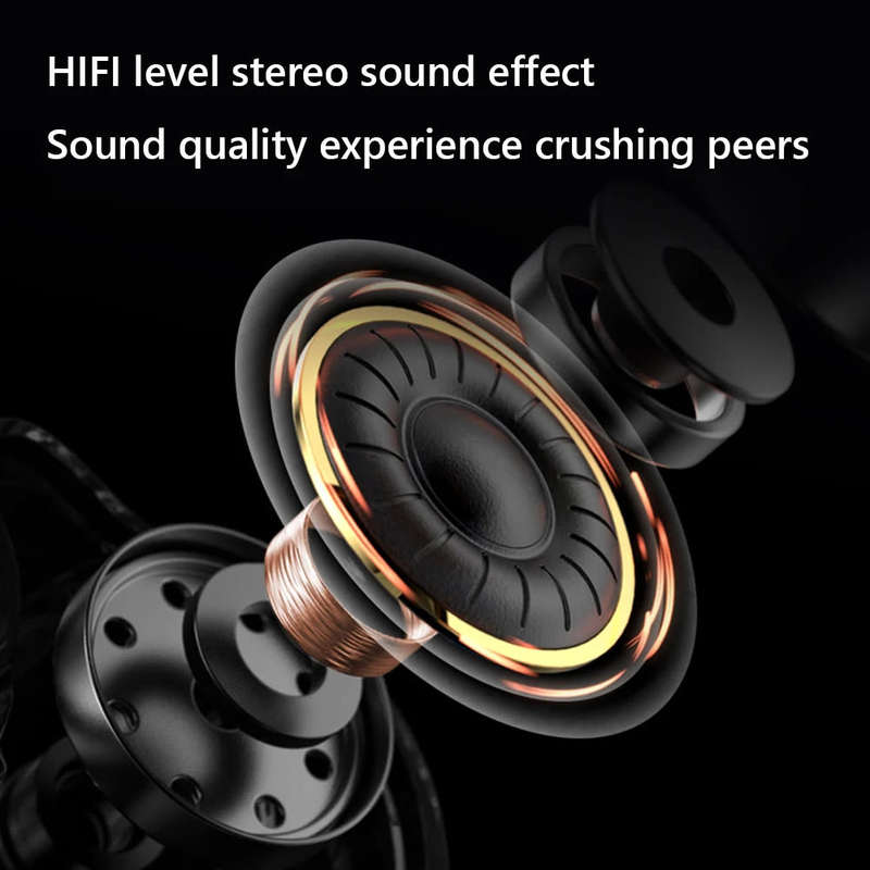 Air9 wireless sports headphones with heavy bass and noise reduction Bluetooth outdoor headphones