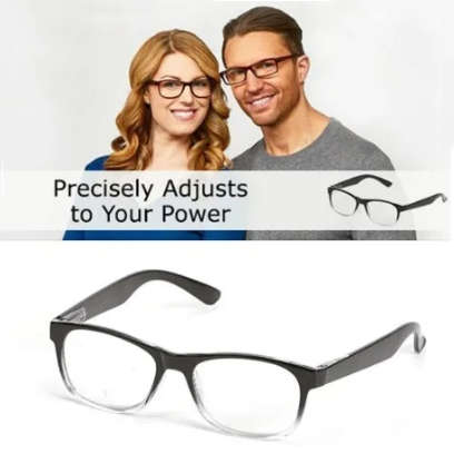 Adjustable multifocal reading glasses adjust the optical range 0.5-2.5 glasses