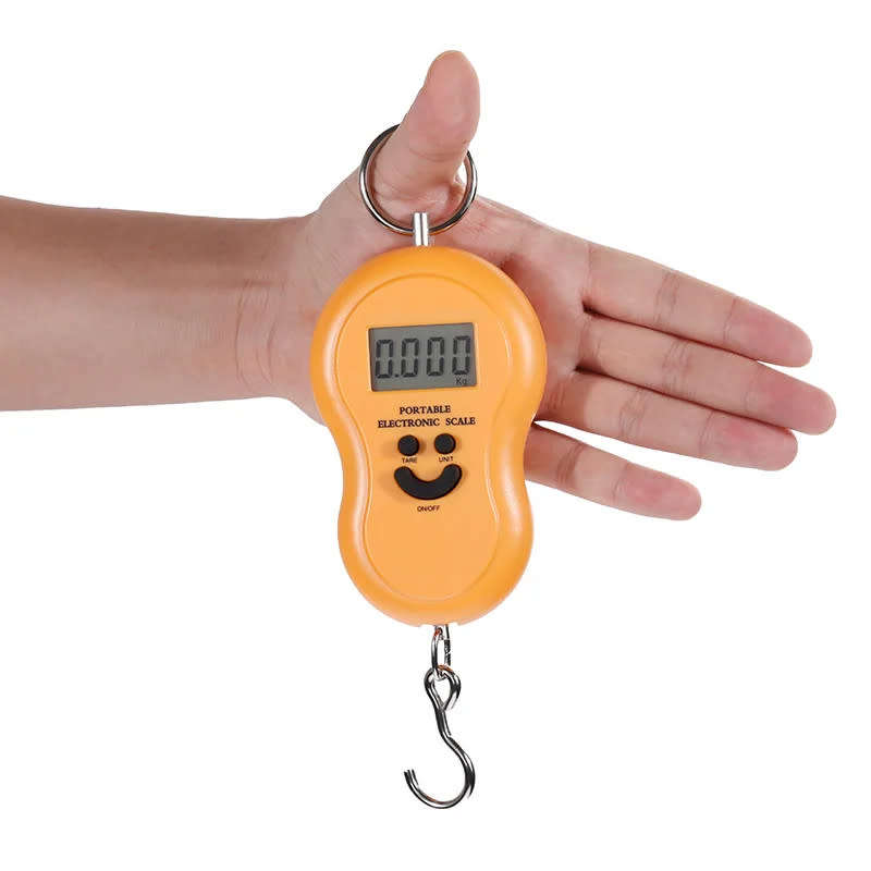 Digital LCD Portable Electronic Hanging Hook Luggage Scale Weight