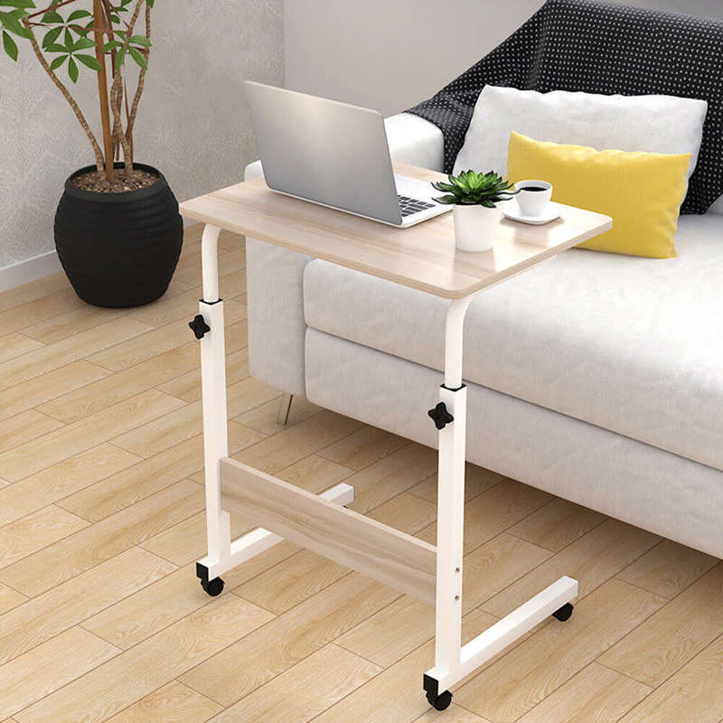Bedside table computer desk adjustable mobile vertical bedside table can be used in the living room