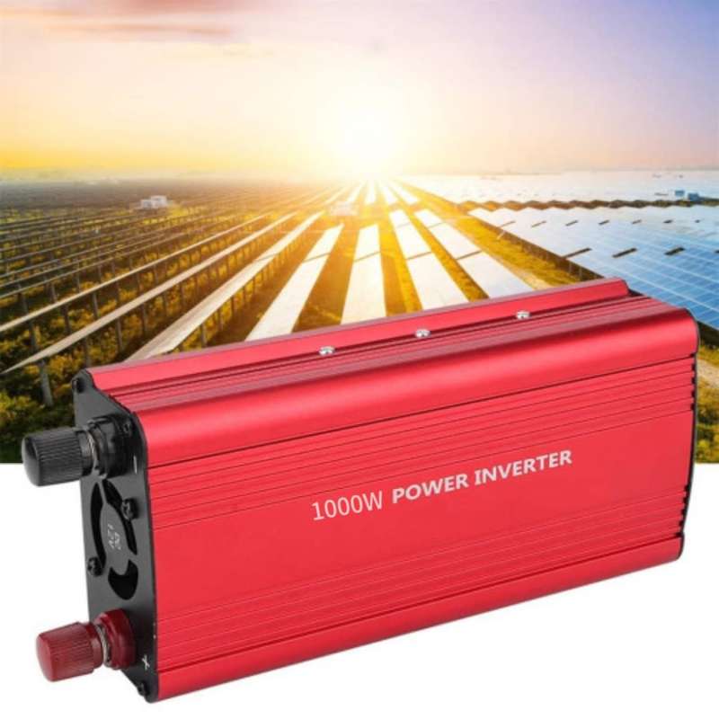 1000W car power inverter voltage converter red with USB port