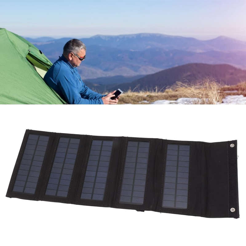10W 5V portable solar folding panel bag outdoor emergency charger