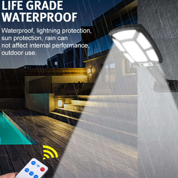 Outdoor Solar Street Light Security Lighting Garden Light with Remote Control