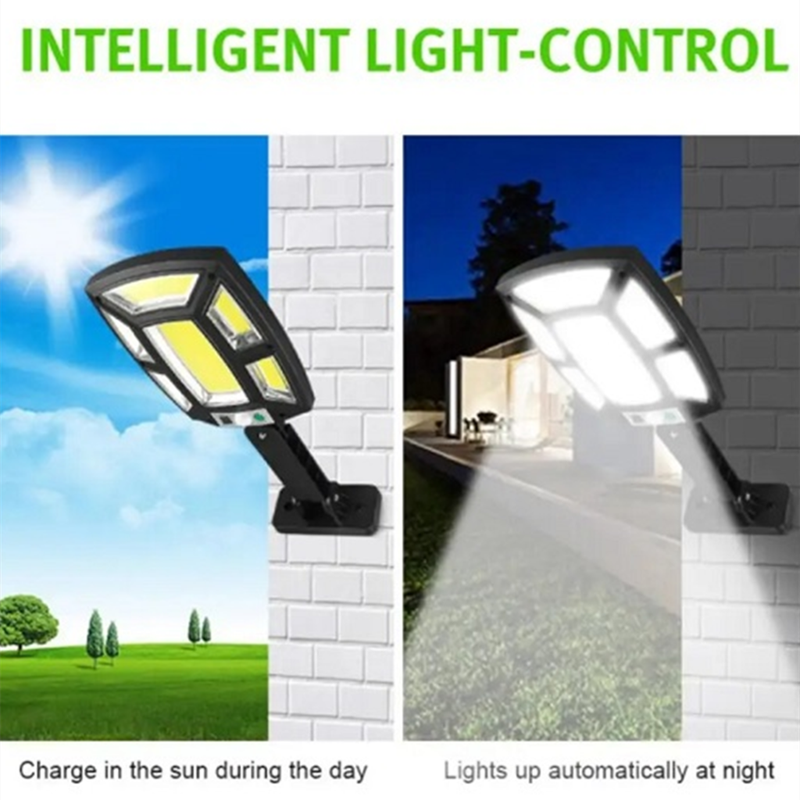 Outdoor Solar Street Light Security Lighting Garden Light with Remote Control
