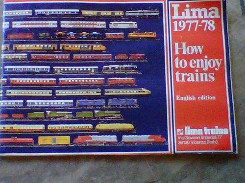 LIMA 1977 78 Train Catalog N and HO Scale color book 4765