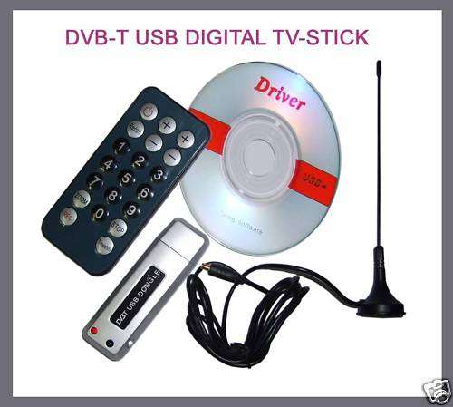 Digital USB DVB-T HDTV TV Tuner Recorder Receiver+ case