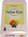 Yellow Rose Incense Cones