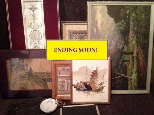 290 yr old Engraving - Boucher + GIFTS + 5 ORIGINAL PAINTINGS+FREE SHIPPING+MORE! Best deal on BOB!