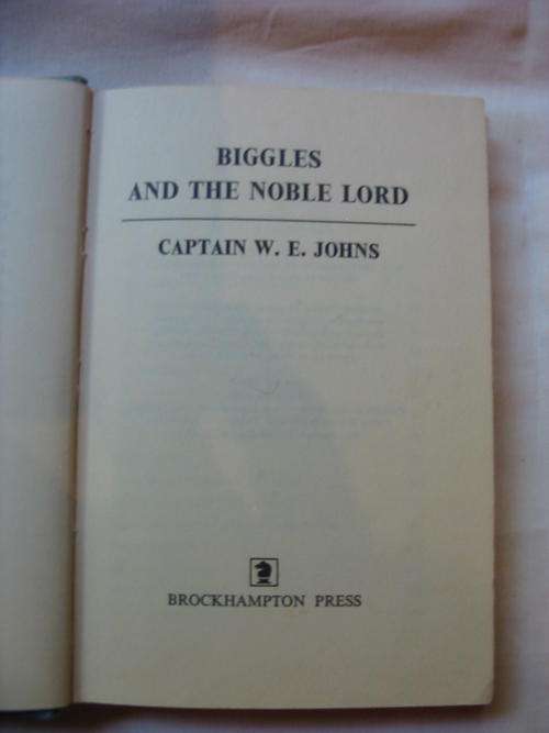Biggles and the Noble Lord