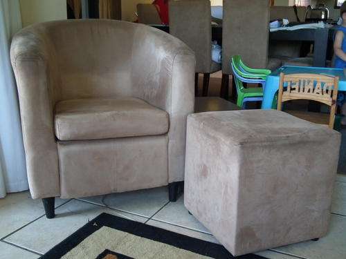 Tub Chair with ottoman