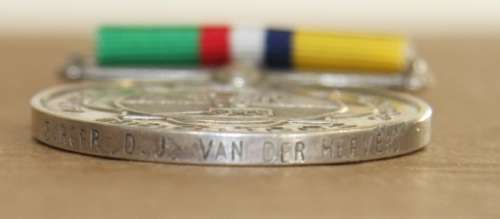 ABO Medal to Burg. Daniel Johannes V/D HEEVER - Cmdt Du Toit Commando