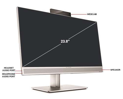 HP EliteOne 800 G3 7th Gen 23.8` i5-7500 3.4GHz